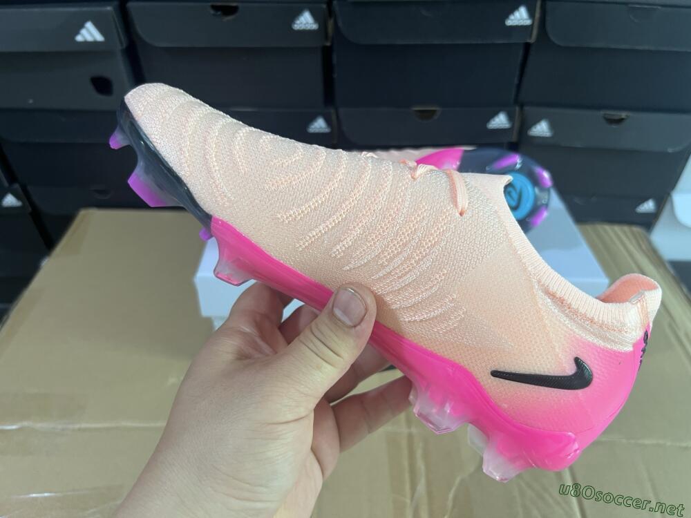 Unisex Nike Phantom GX 2 Elite FG Football Boots - Pink/Black