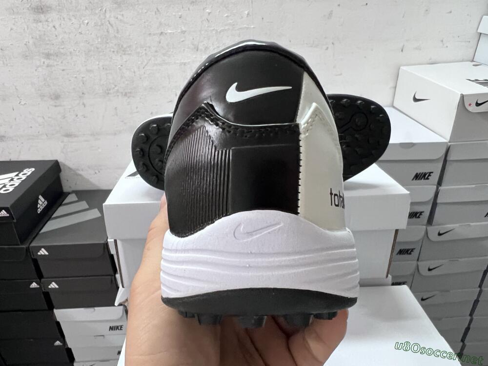 Unisex Nike Total 90 III TF Football Shoes - White/Black