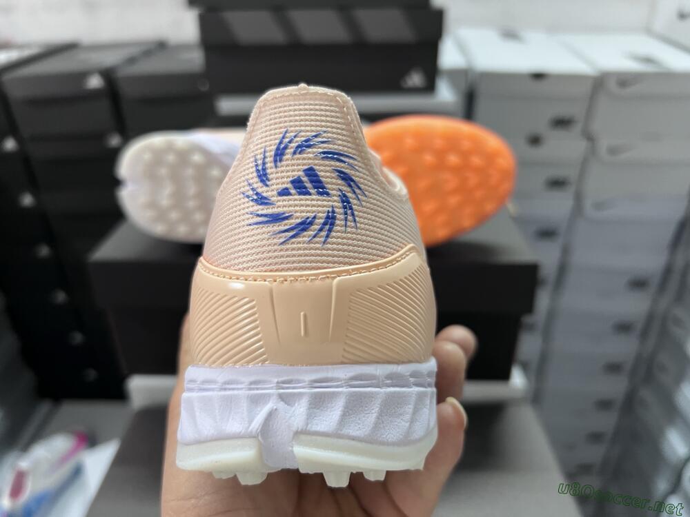 Men's Adidas F50 Elite TF Football Shoes - Orange/Blue/White