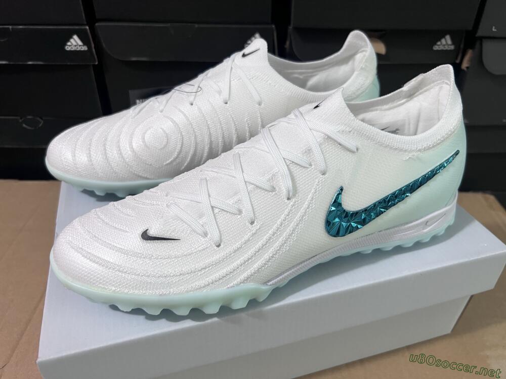 Unisex Nike Phantom GX 2 Elite TF Football Shoes - Beige/Green