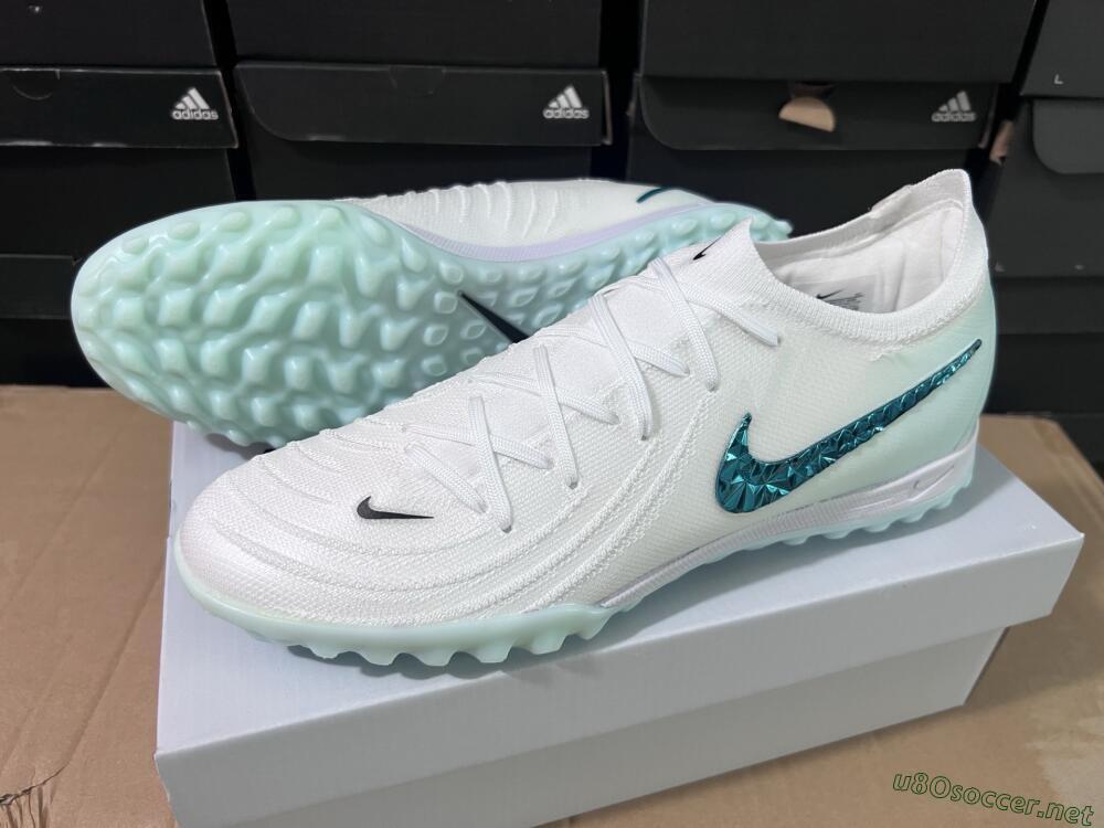 Unisex Nike Phantom GX 2 Elite TF Football Shoes - Beige/Green