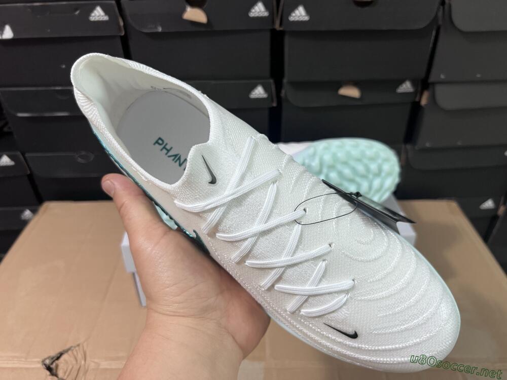 Unisex Nike Phantom GX 2 Elite TF Football Shoes - Beige/Green