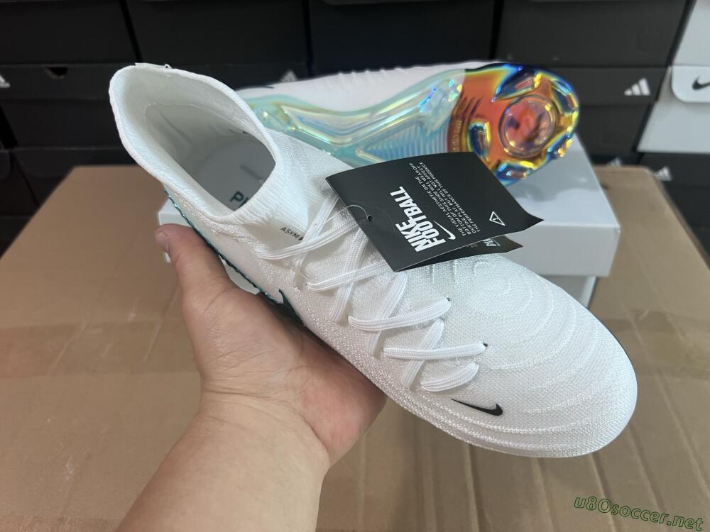 Men's Nike Phantom Luna Elite NU FG Football Boots - White/Black/Jade