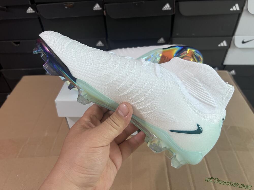 Men's Nike Phantom Luna Elite NU FG Football Boots - White/Black/Jade