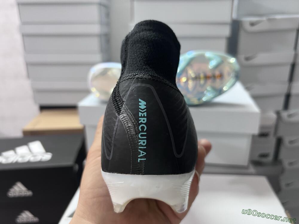 Unisex Nike Air Zoom Mercurial Superfly 10 Elite FG Football Boots - Black/Jade