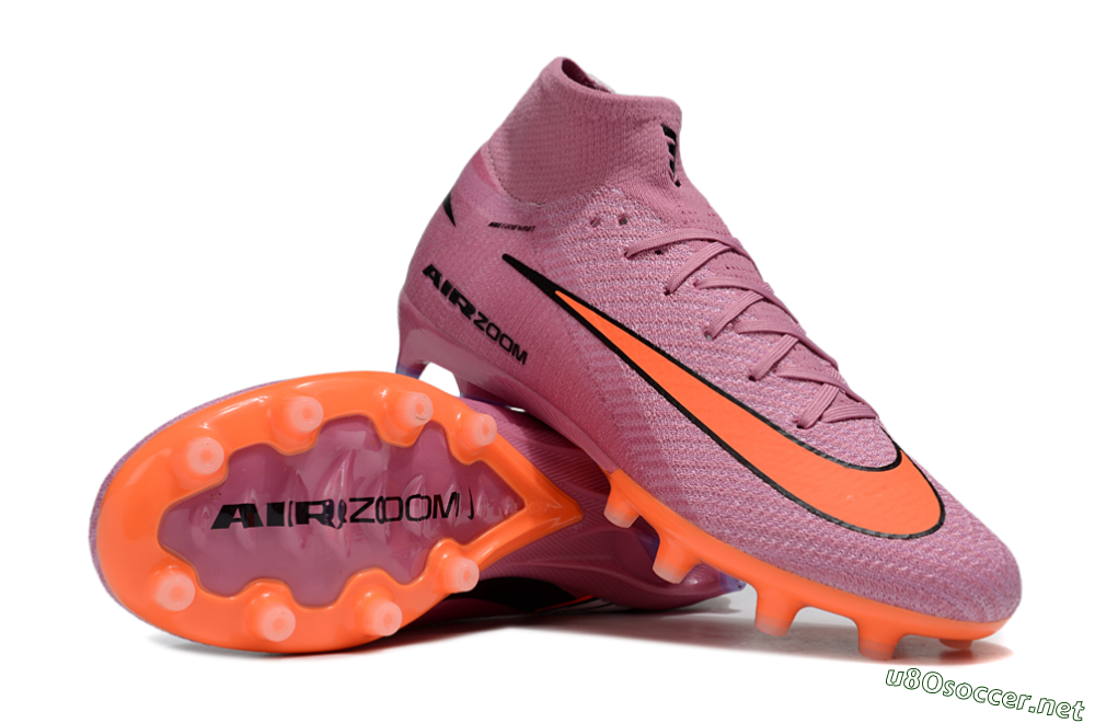 Unisex Nike Air Zoom Mercurial Superfly 10 Elite AG Football Boots - Red/Black/White 3