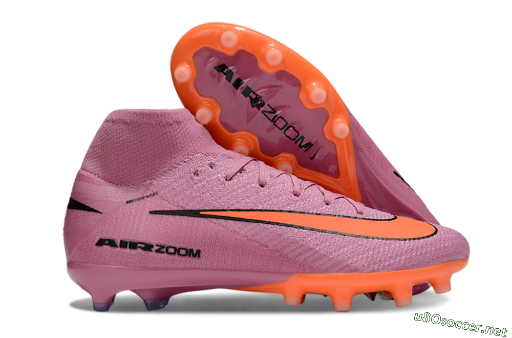 Unisex Nike Air Zoom Mercurial Superfly 10 Elite AG Football Boots - Red/Black/White 2