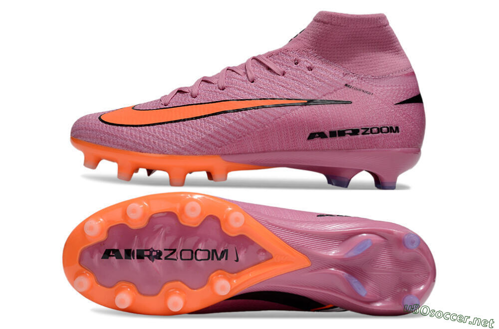 Unisex Nike Air Zoom Mercurial Superfly 10 Elite AG Football Boots - Red/Black/White 1