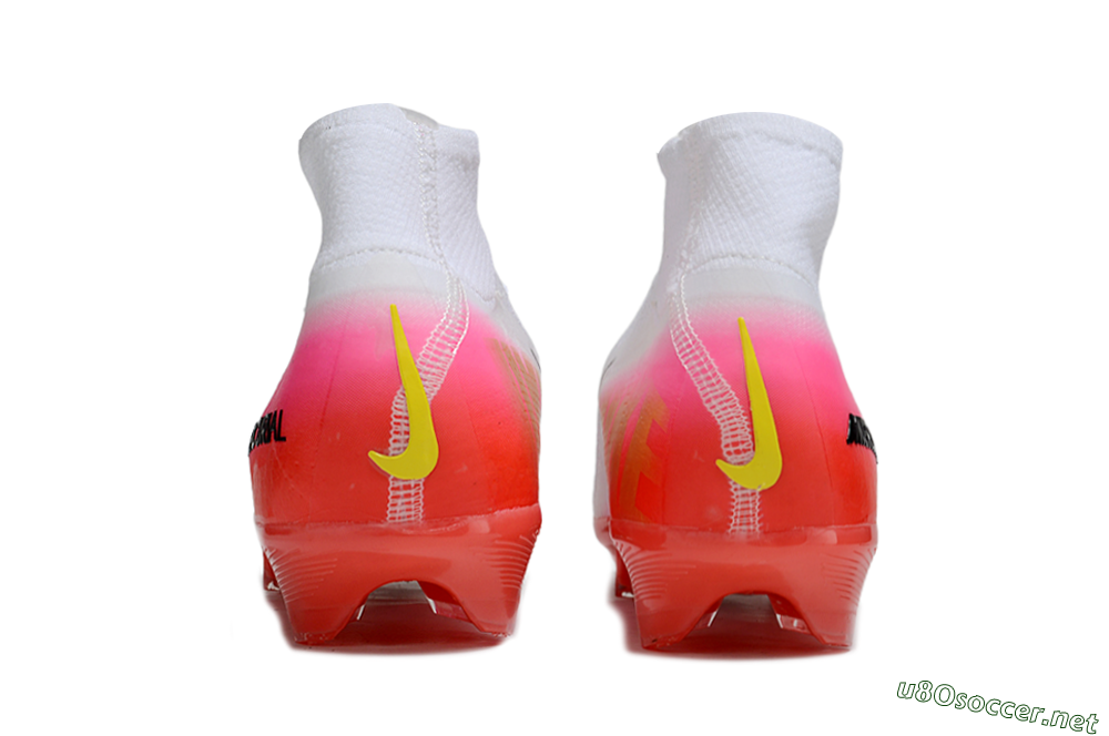 Unisex Nike Air Zoom Mercurial Superfly 10 Elite FG Football Boots - White/Black/Pink 5