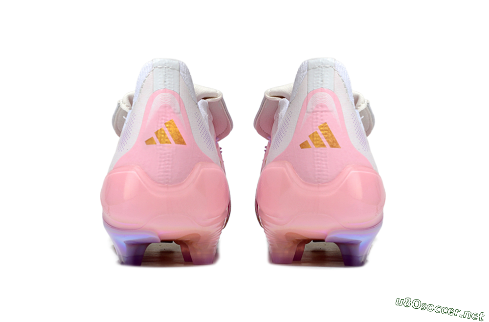 Unisex Adidas Predator 25 Elite Foldover Tongue FG Football Boots - Pink/Purple/Gold 5