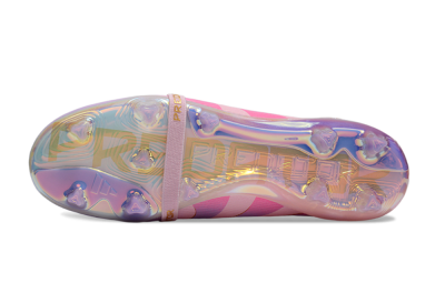 Unisex Adidas Predator 25 Elite Foldover Tongue FG Football Boots - Pink/Purple/Gold