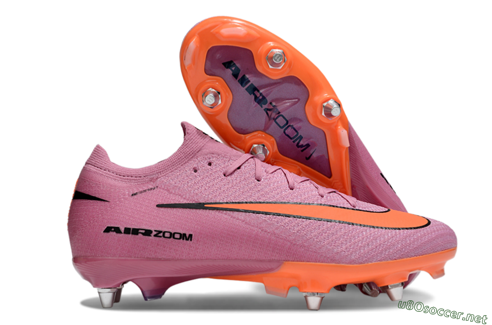 Men's Nike Air Zoom Mercurial Vapor 16 Elite SG Football Boots - Pink/Red/Black 2