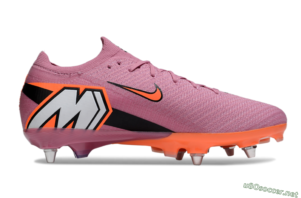 Men's Nike Air Zoom Mercurial Vapor 16 Elite SG Football Boots - Pink/Red/Black 7