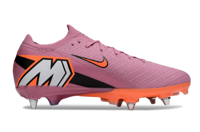Men's Nike Air Zoom Mercurial Vapor 16 Elite SG Football Boots - Pink/Red/Black