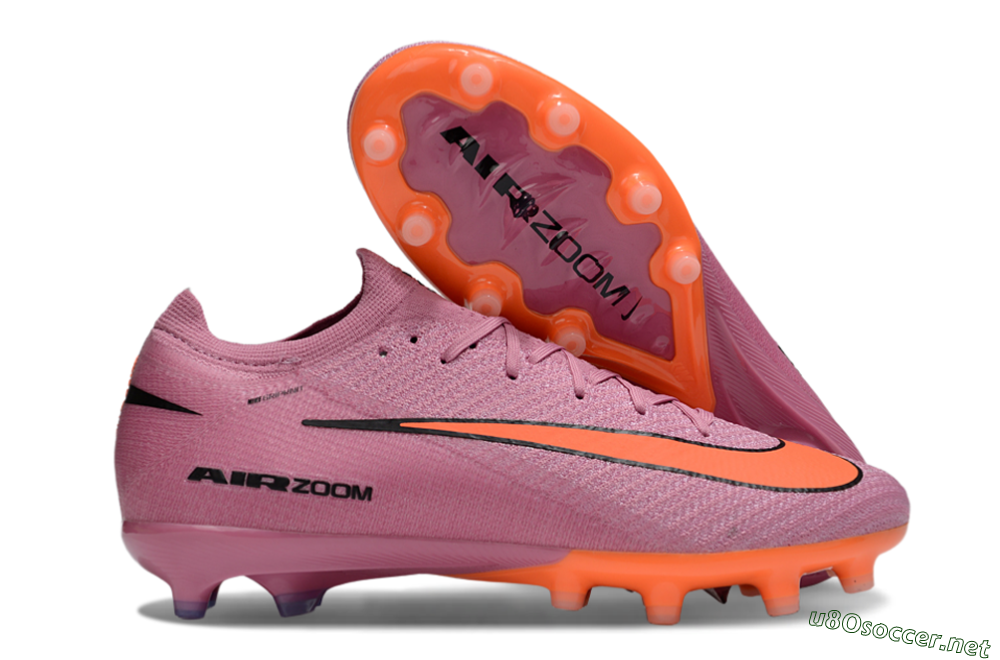 Unisex Nike Air Zoom Mercurial Vapor 16 Elite AG Football Boots - Pink/Red/Black 2