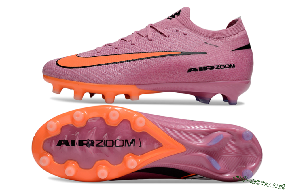 Unisex Nike Air Zoom Mercurial Vapor 16 Elite AG Football Boots - Pink/Red/Black 1