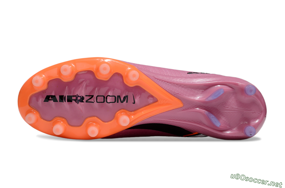 Unisex Nike Air Zoom Mercurial Vapor 16 Elite AG Football Boots - Pink/Red/Black 6