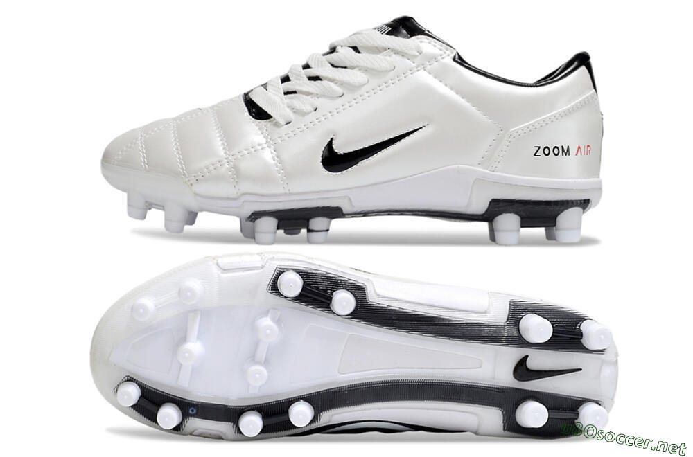 Unisex Nike Air Zoom Total 90 III FG Football Boots - Beige/Black/White 1