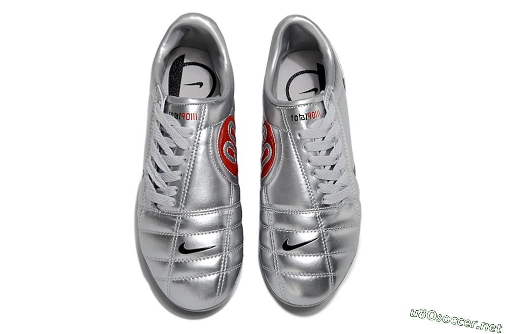 Unisex Nike Air Zoom Total 90 III FG Football Boots - Silver/Black/White 4