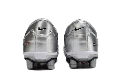 Unisex Nike Air Zoom Total 90 III FG Football Boots - Silver/Black/White