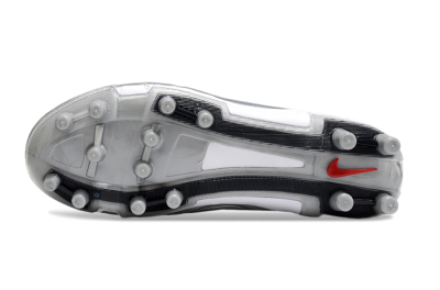 Unisex Nike Air Zoom Total 90 III FG Football Boots - Silver/Black/White
