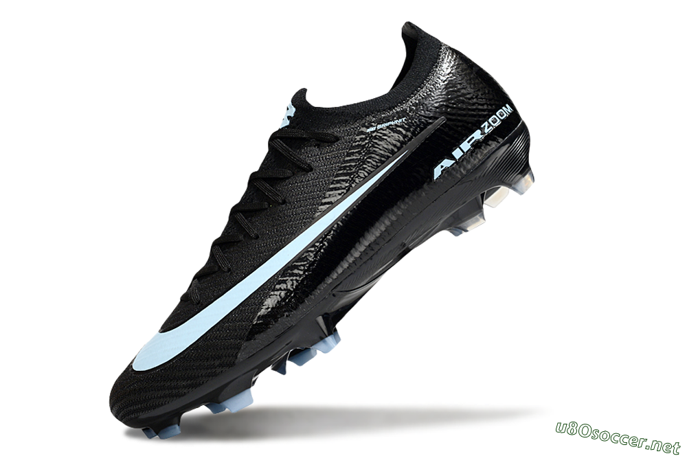 Unisex Nike Air Zoom Mercurial Vapor 16 Elite FG Football Boots - Black/Jade 6