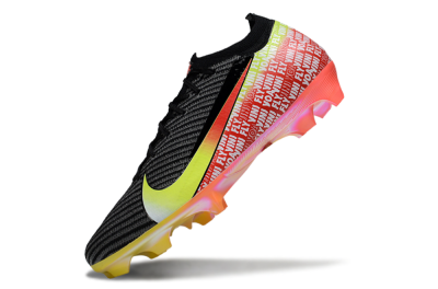Unisex Nike Air Zoom Mercurial Vapor 16 Elite FG Football Boots - Black/Yellow/Red