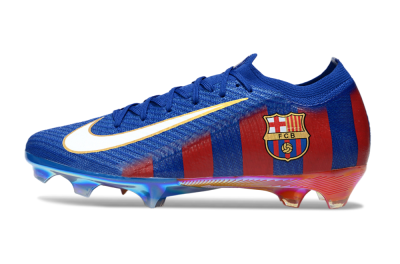 Unisex Nike Air Zoom Mercurial Vapor 16 Elite FG Football Boots - Blue/Red/Gold