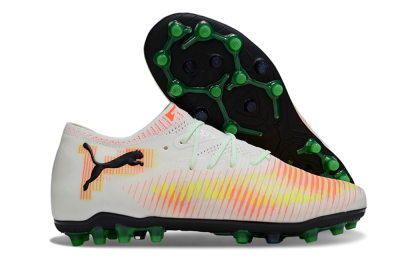 Men's Puma Future 8 Ultimate MG Football Boots - White/Red/Blue