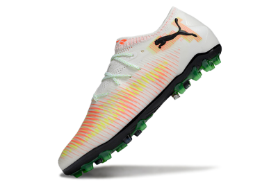 Men's Puma Future 8 Ultimate MG Football Boots - White/Red/Blue
