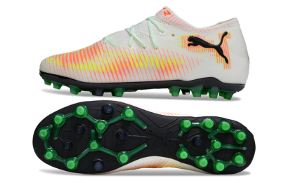 Men's Puma Future 8 Ultimate MG Football Boots - White/Red/Blue