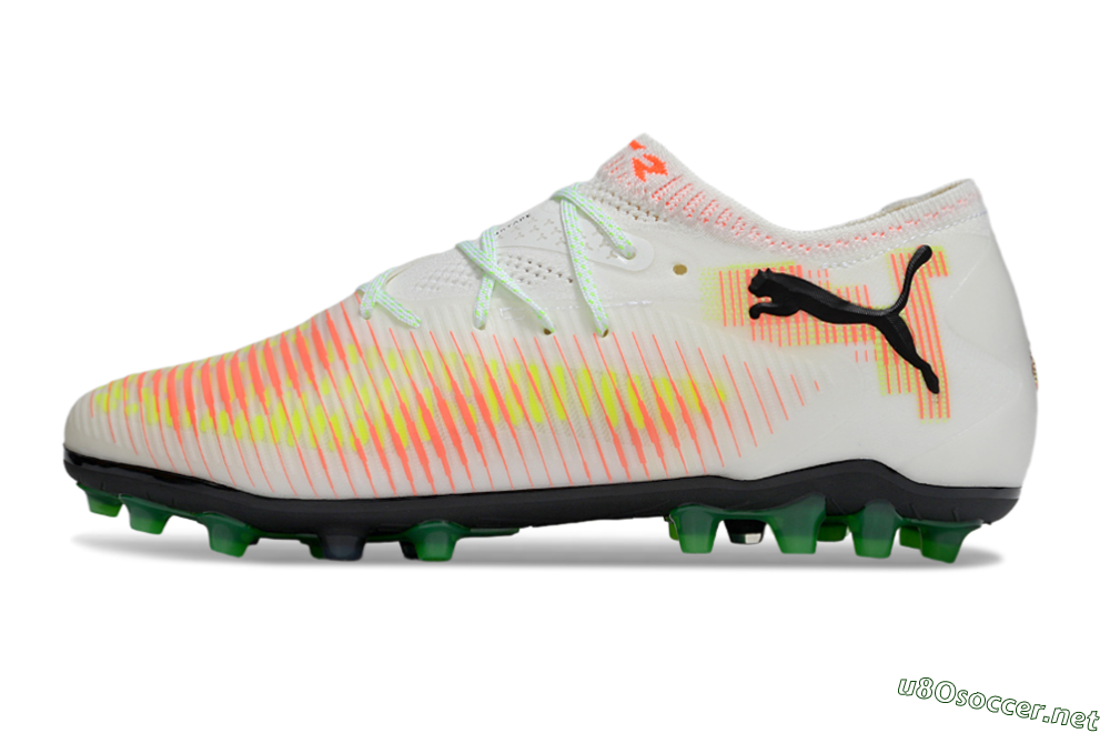 Men's Puma Future 8 Ultimate MG Football Boots - White/Red/Blue 0