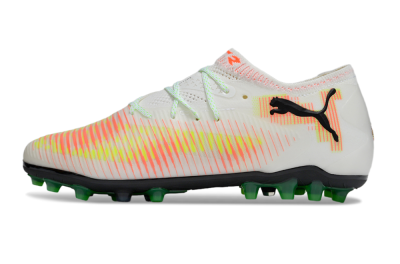 Men's Puma Future 8 Ultimate MG Football Boots - White/Red/Blue