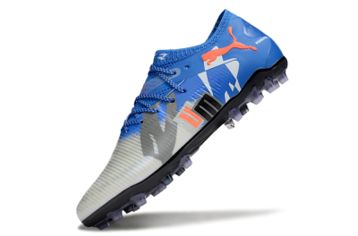 Men's Puma Future 8 Ultimate MG Football Boots - Blue/White/Orange