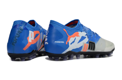 Men's Puma Future 8 Ultimate MG Football Boots - Blue/White/Orange