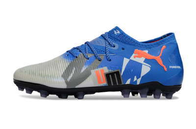 Men's Puma Future 8 Ultimate MG Football Boots - Blue/White/Orange