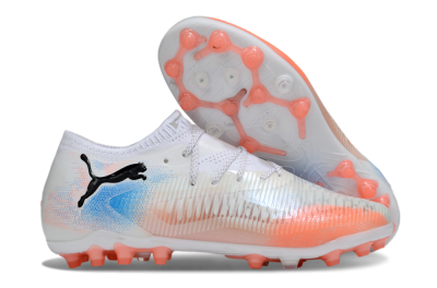 Men's Puma Future 8 Ultimate MG Football Boots - White/Red/Blue