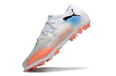 Men's Puma Future 8 Ultimate MG Football Boots - White/Red/Blue