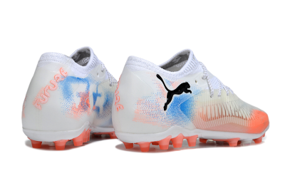Men's Puma Future 8 Ultimate MG Football Boots - White/Red/Blue