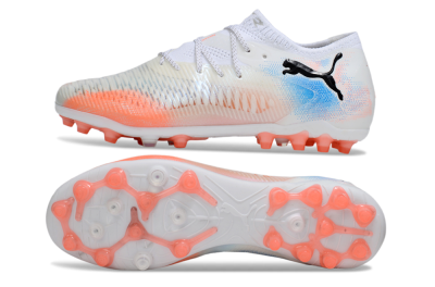 Men's Puma Future 8 Ultimate MG Football Boots - White/Red/Blue