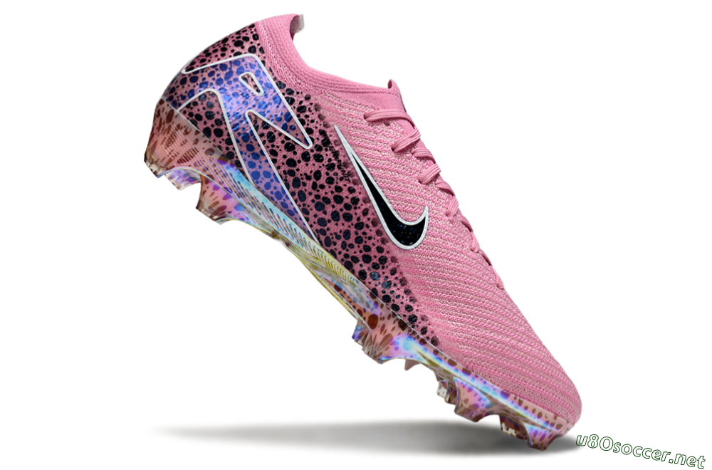 Unisex Nike Air Zoom Mercurial Vapor 16 Elite FG Football Boots - Pink/Black/White 4
