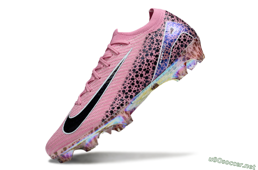 Unisex Nike Air Zoom Mercurial Vapor 16 Elite FG Football Boots - Pink/Black/White 5