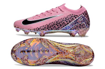 Unisex Nike Air Zoom Mercurial Vapor 16 Elite FG Football Boots - Pink/Black/White