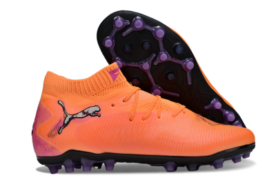 Men's Puma Future 8 Ultimate MG Football Boots - Red/Black/Pink