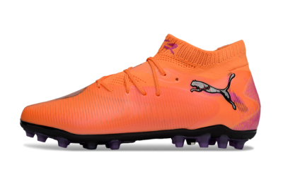 Men's Puma Future 8 Ultimate MG Football Boots - Red/Black/Pink