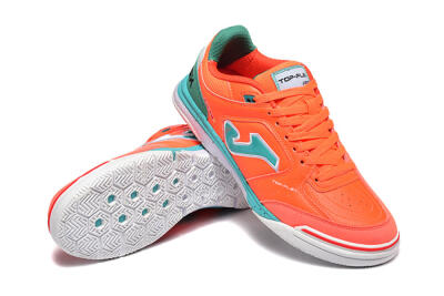 Men's Joma Top Flex IC Football Shoes - Red/Jade/White