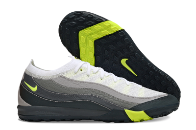 Unisex Nike Air Zoom Mercurial Vapor 16 Elite TF Football Shoes - White/Grey/Yellow