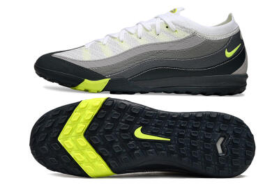 Unisex Nike Air Zoom Mercurial Vapor 16 Elite TF Football Shoes - White/Grey/Yellow