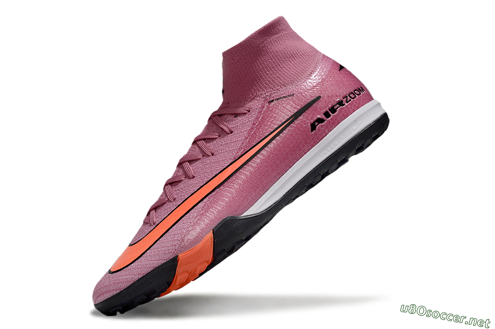 Unisex Nike Air Zoom Mercurial Superfly 10 Elite TF Football Shoes - Red/Black/White 6