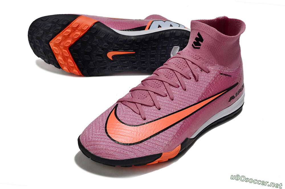 Unisex Nike Air Zoom Mercurial Superfly 10 Elite TF Football Shoes - Red/Black/White 3